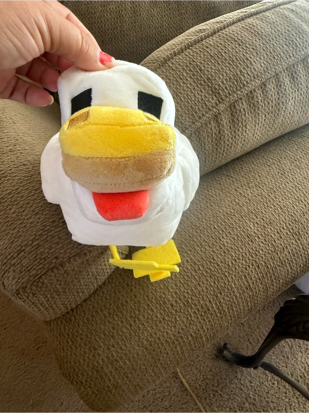 Minecraft duck chicken plush very cute